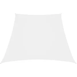 vidaXL Sonnensegel Oxford-Gewebe Trapezform 3/4x3 m Weiß