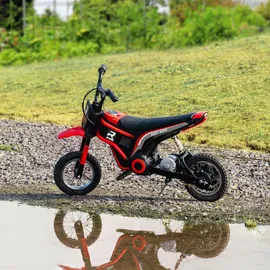 Homcom Elektromotorrad Kinder 24V 350W Rot