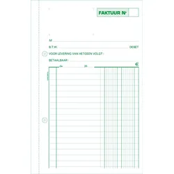 Exacompta 23282X 10x SB - Buch Rechnung 21x13,5 - 50x2 Blatt -
