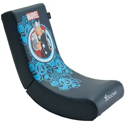 X Rocker MarvelTM Thor Floor Rocker Gaming-Bodensessel für Kinder & Jugendliche - dunkelblau