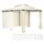 Tectake Gartenpavillon Emine 4 x 3 m inkl. 6 Seitenteile Beige