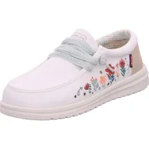 Fusion Schnürhalbschuhe in weiss/weiss kombi, Gr. 39 - Weiß Größe EU