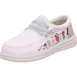 Fusion Schnürhalbschuhe in weiss/weiss kombi, Gr. 39 - Weiß Größe EU