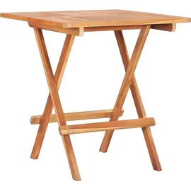 vidaXL Teak Set 3-tlg. natur/anthrazit klappbar