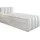 a&j möbelland gmbh Boxspringbett, Jugendbett FUNI 80x200 (Links) mit Bettkästen, Bonell-Matratze und Topper. Farbe: Weiß. - Weiß