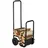 Relaxdays Kaminholzwagen Stahl 43 x 40 x 110 cm Schwarz