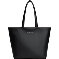 Tommy Hilfiger TH Logotape Tote Shopper Kunstleder Black