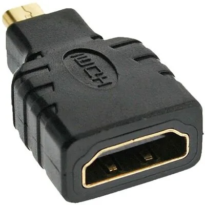 Inline HDMI Adapter HDMI A Buchse auf Micro HDMI D Stecker 4K/60Hz kompatibel