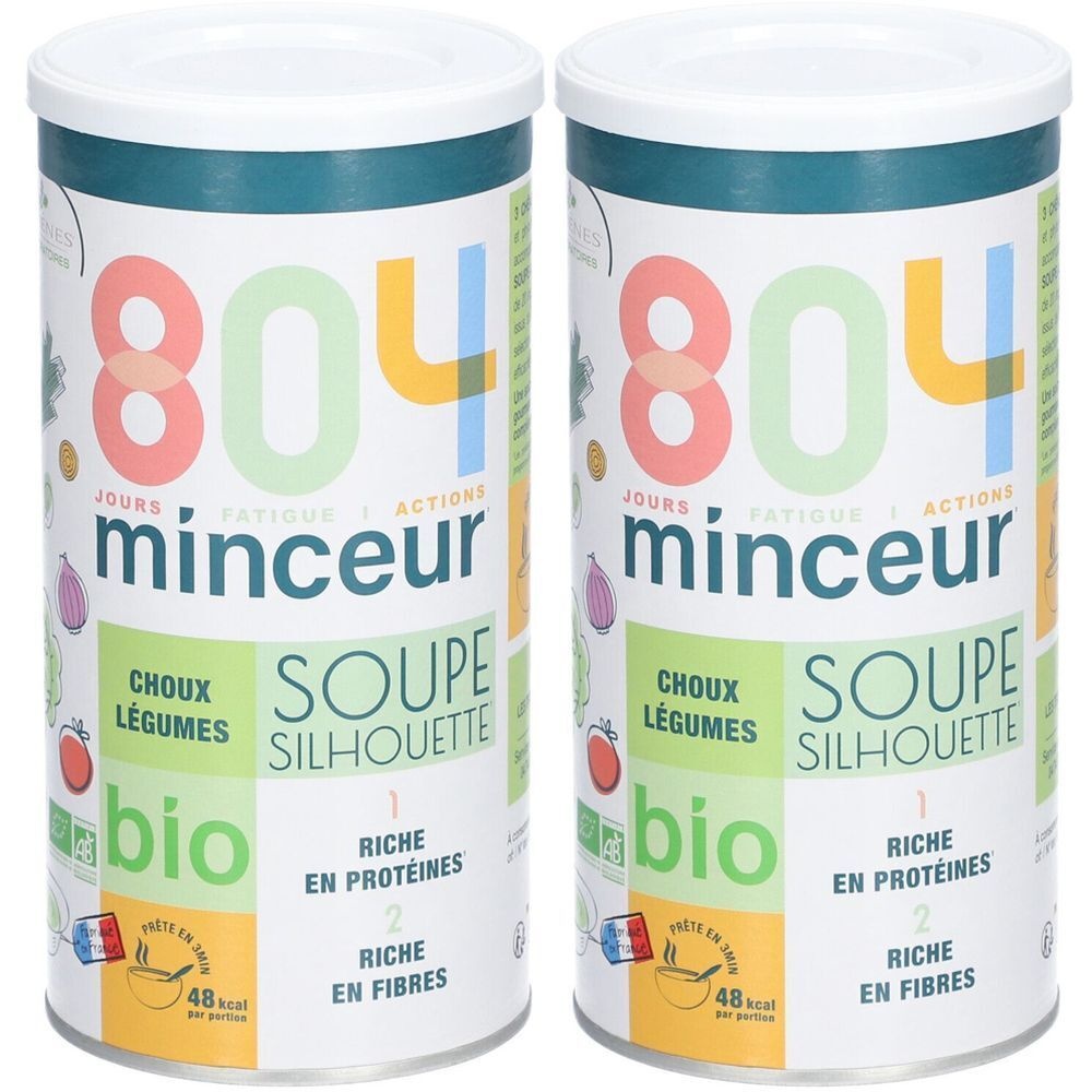 Les 3 CHÊNES 804 Bio Soupe aux choux bio 2x32 g Poudre