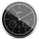 MEBUS 19777 Funkwanduhr mit Thermo-Hygrometer