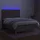 vidaXL Boxspringbett mit Matratze & LED Taupe 140x200 cm Stoff