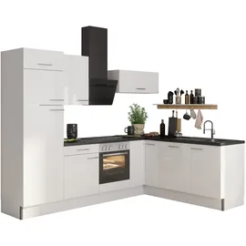 OPTIFIT Winkelküche L-Form 270 cm Weiß