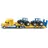 Siku 1805 - LKW mit New Holland Traktoren gelb/blau 1:87