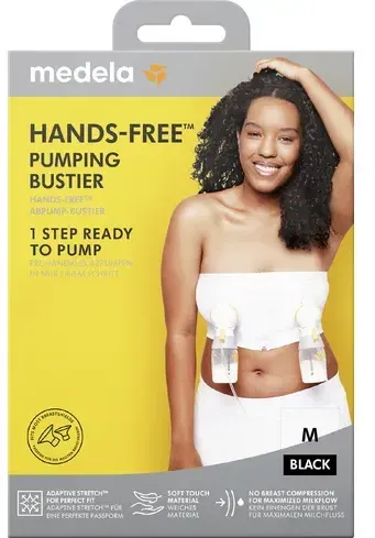 Medela Hands-freeTM Abpump-Bustier schwarz - schwarz