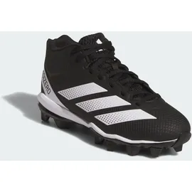 adidas Kinder Footballschuhe Adizero Impact.2 Molded Rubber Kids, Größe 33 in Grau CBLACK/FTWWHT/CBLACK