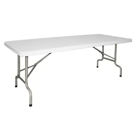 Wellhome Klappbarer Tisch 180 cm x 75 cm x 74 cm Weiß