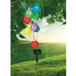 GLOBO Solarlichterkette Kunststoff 3 m Bunt
