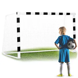 Neo-Sport Fußballtor Schwarz/Weiß 465