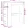 vidaXL Bartisch mit Regal Artisan-Eiche 90x40x103,5 cm Holzwerkstoff