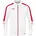 Polyesterjacke Herren 004 weiß/rot M