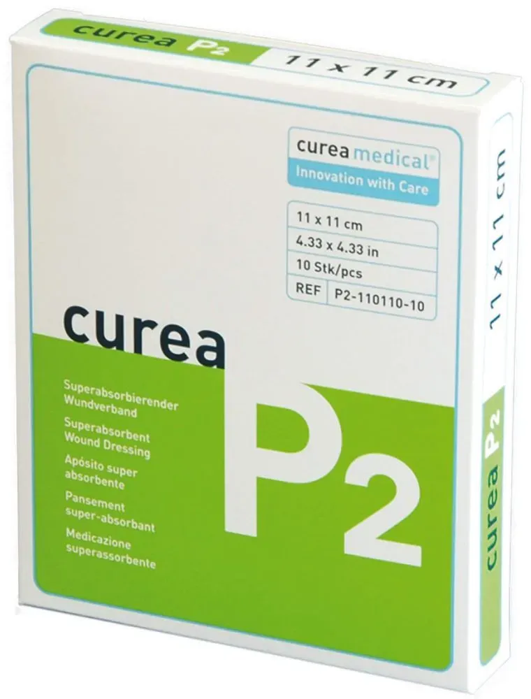 CUREA P2 superabsorb.Wundauflage 20x20 cm 25 St