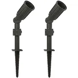 Megatron MT70814 Cappi 2 Gartenleuchte E27 Schwarz
