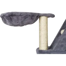 Wiltec Kratzbaum deckenhoch 233-270 cm hellgrau