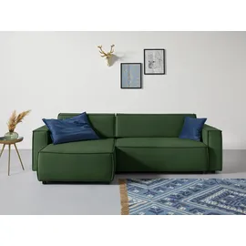 INOSIGN Ecksofa »Marva L-Form« incl. Bettfunktion und Bettkasten, Federkern