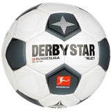 derbystar Bundesliga Brillant Classic v23 Fußball, Weiss Schwarz Grau, Einheitsgröße