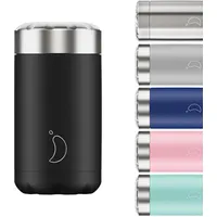 Chilly's Chilly ́s Unisex – Erwachsene Speisebehälter, Black, 500ml