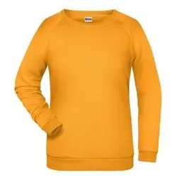 Damen Basic Sweatshirt JN793, gold-gelb, Größe XXL - gold-gelb - XXL