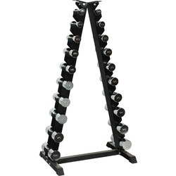 Odin 110kg Chrom Set (10 Set Hanteln + rack)