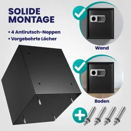 DEUBA Tresor Schwarz