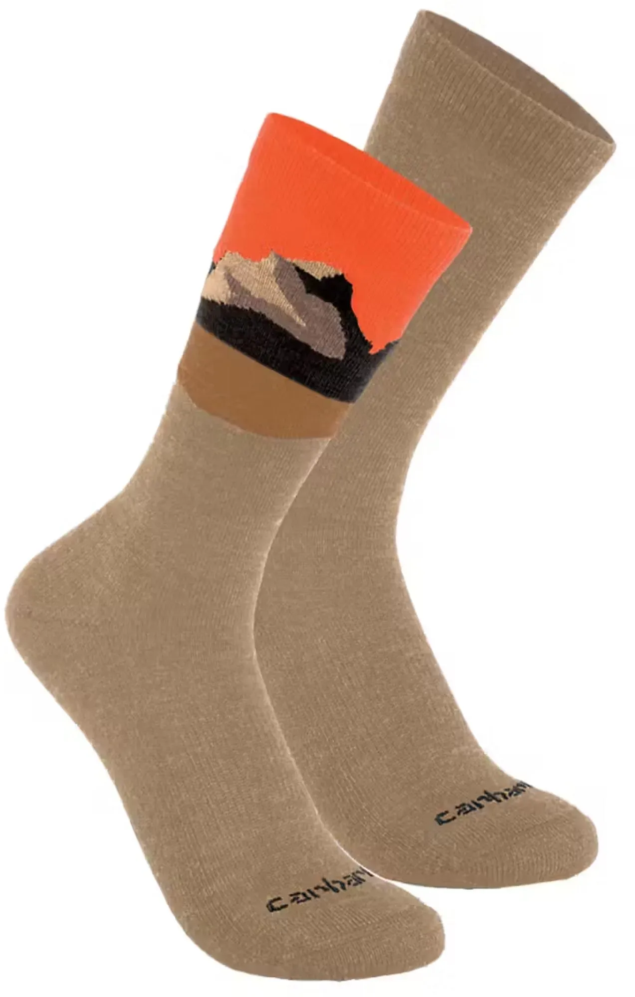 Carhartt Midweight Synthetic-Wool Blend Mountain Crew Sokken - 2-pack, XL Voorman