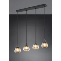 Trio Leuchten LED Deckenleuchte Tarifa 4xE27, Metall/Glas