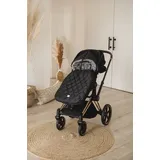 Kaiser Fleece-Fußsack Recy XL aus 100% recyceltes Polyester für Kinderwagen & Buggy - Black Grey