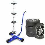 Bituxx Felgenbaum Reifenwagen / Felgenbaum Blau, MS-15308 blau