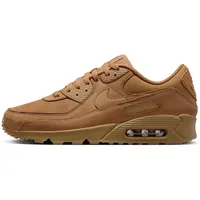 Nike Air Max 90 Herren Weite E Flax/Wheat-Gum Light Brown 42