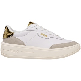 Fila Damen Premium F wmn Sneaker, White-Gold, 39 EU