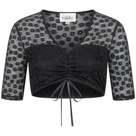 Nübler Dirndlbluse Moni schwarz 36