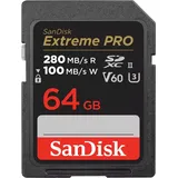 SanDisk Extreme Pro SDXC 64GB UHS-II Class 10 Speicherkarte 64 GB