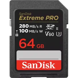 SanDisk Extreme Pro SDXC 64GB UHS-II Class 10 Speicherkarte 64 GB