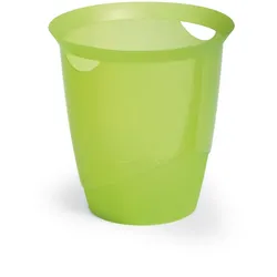 Durable Papierkorb Trend 16l transluzent lindgrün