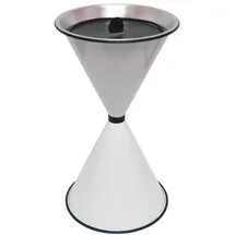 SZ METALL 29711 Standaschenbecher weiß, 1 St.