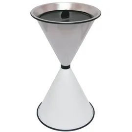 SZ METALL 29711 Standaschenbecher weiß, 1 St.