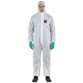 Ansell WH15S-00138-03 AlphaTec® 1500 - Modell 138 Chemikalienschutz, Weiß, M Kleider-Größe: M Weiß