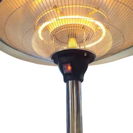 Mauk Terrassenheizer 2000 Watt 2 Heizstufen regelbar - Silber