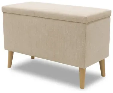 Domo Hocker mit Staufach - beige - beige