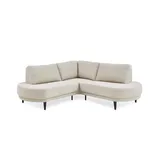 Atlantic Home Collection Ecksofa Ronny, L-Form«, mit Wellenunterfederung, organische Formsprache, organisches Sofa