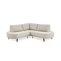 Atlantic Home Collection Ecksofa Ronny, L-Form«, mit Wellenunterfederung, organische Formsprache, organisches Sofa